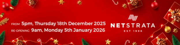 Christmas closure information